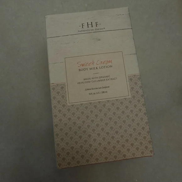 NWT FarmHouse Fresh NEW* SEALED Sweet Cream Body Milk 10oz. - Picture 2 of 9